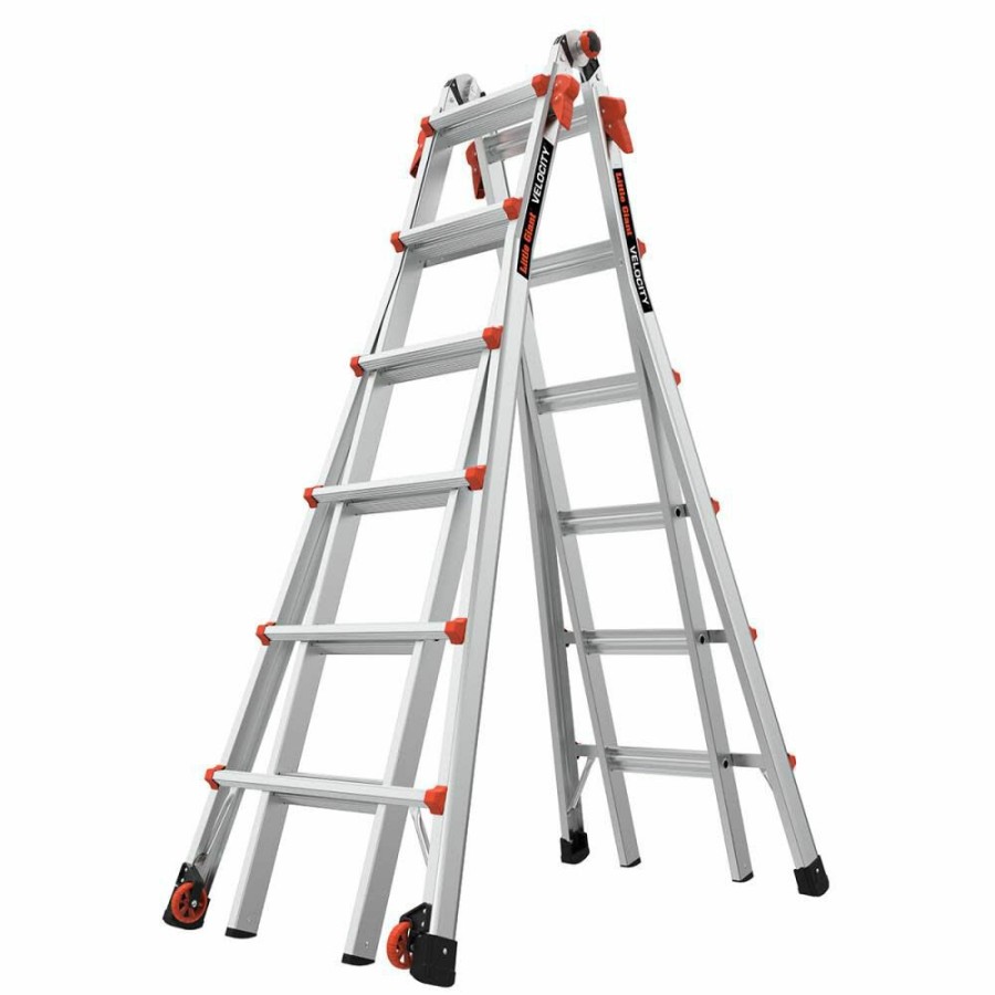 Ladders * | Velocity Model 26 300 Lb Rated Type-1A Multi-Use Ladder Little Giant Safety Hot Selling