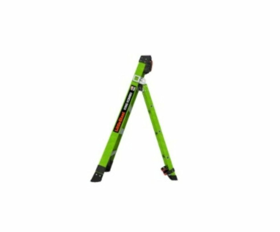 Ladders * | King Combo 3-In-1 All-Access Combination Ladder 6 Type 1A Fiberglass Little Giant Safety High Quality