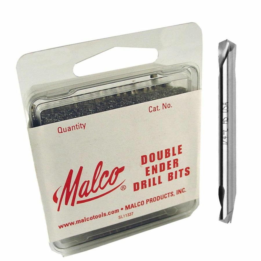 Power Tool Accessories * | Double Ended Polished Drill Bit 1/8 Malco Products Limited Edition