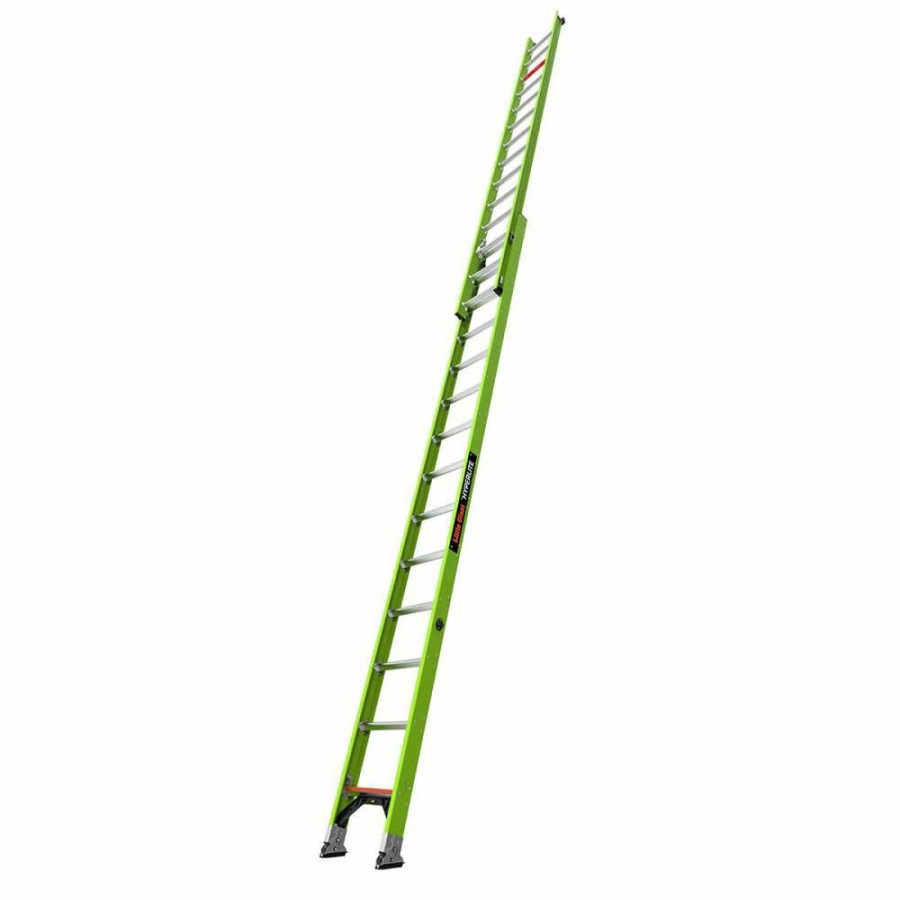 Ladders * | Hyperlite 28 Ft Type Iaa Fiberglass Extension Ladder Little Giant Safety Fascinating Model