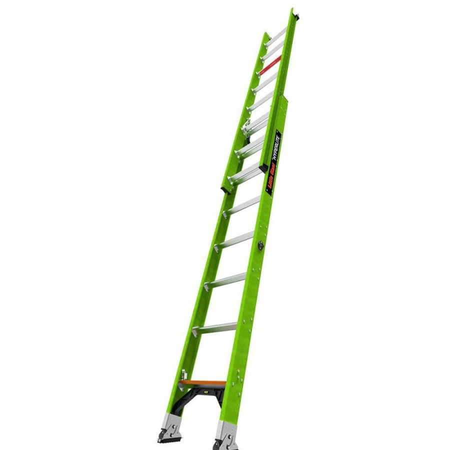 Ladders * | Hyperlite 16 Ft Type Iaa Fiberglass Extension Ladder Little Giant Safety Best Sale