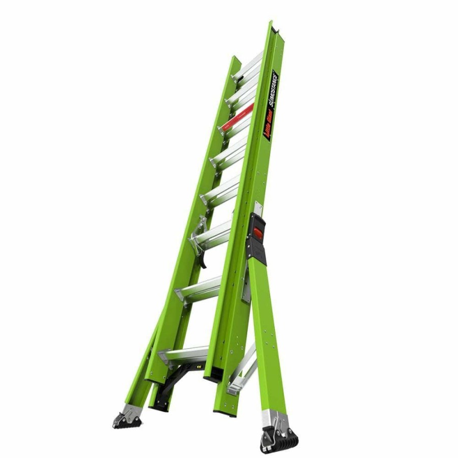 Ladders * | Hyperlite Sumostance 16 Ft Type Ia Fiberglass Extension Ladder Little Giant Safety Online Store