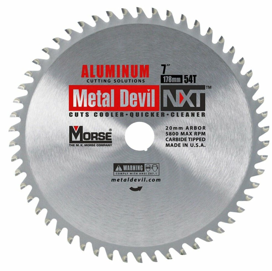 Power Tool Accessories * | Morse Metal Devil Nxt Circular Saw Blade 7 Aluminum Mk Morse Fire Sale