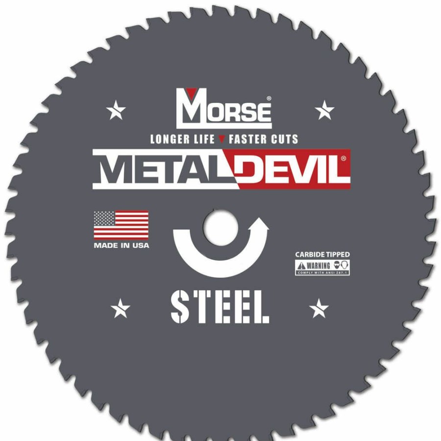 Power Tool Accessories * | Mk Morse 9 48 Tooth Metal Devil Circular Saw Blade Fascinating Model