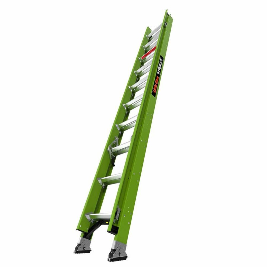 Ladders * | Hyperlite 20 Ft Type Ia Fiberglass Extension Ladder Little Giant Safety Exclusive Design