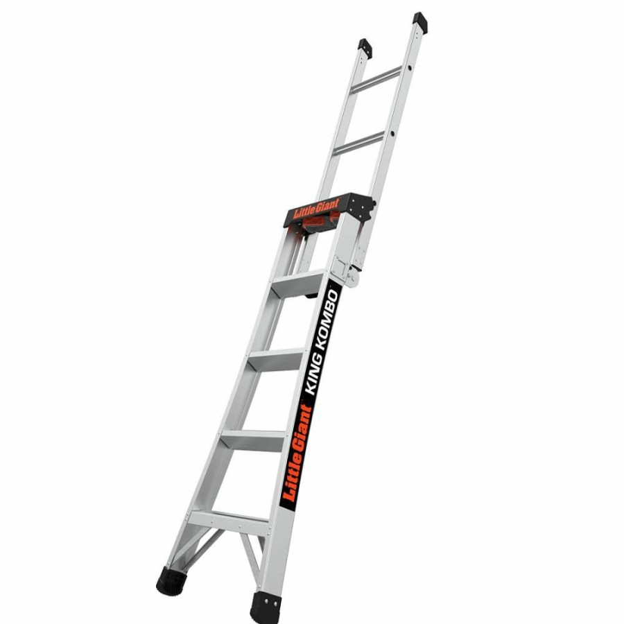 Ladders * | Little Giant King Kombo Model 5 Aluminum Type 1A Combo Ladder Little Giant Safety Fashionable