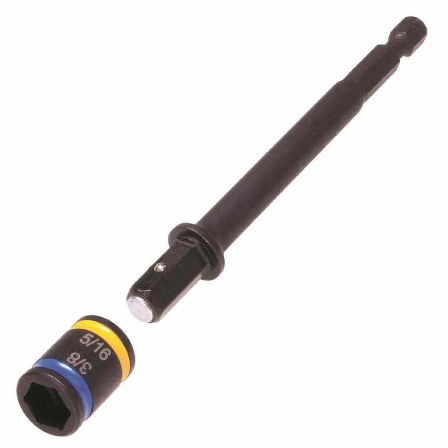 Hand Tools * | 4 Cleanable Reversible Hex Chuck Driver 3/8 & 5/16 Malco Products Cheap