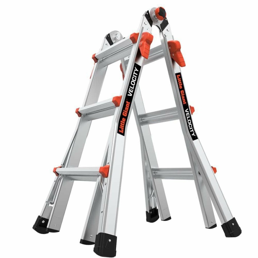 Ladders * | Velocity Model 13 300 Lb Rated Type-1A Multi-Use Ladder Little Giant Safety Outlet Sale