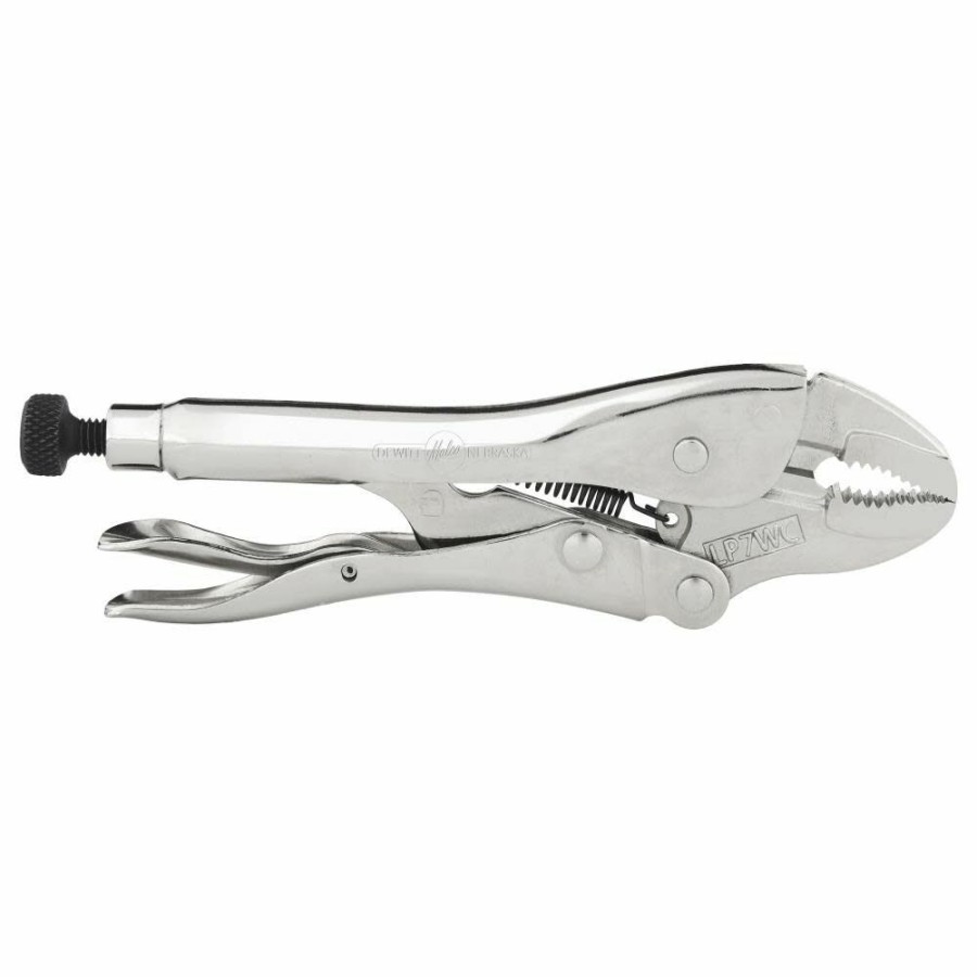 Hand Tools * | Malco Curved Jaw Locking Pliers 7 With Wire Cutter Malco Products Good Quality