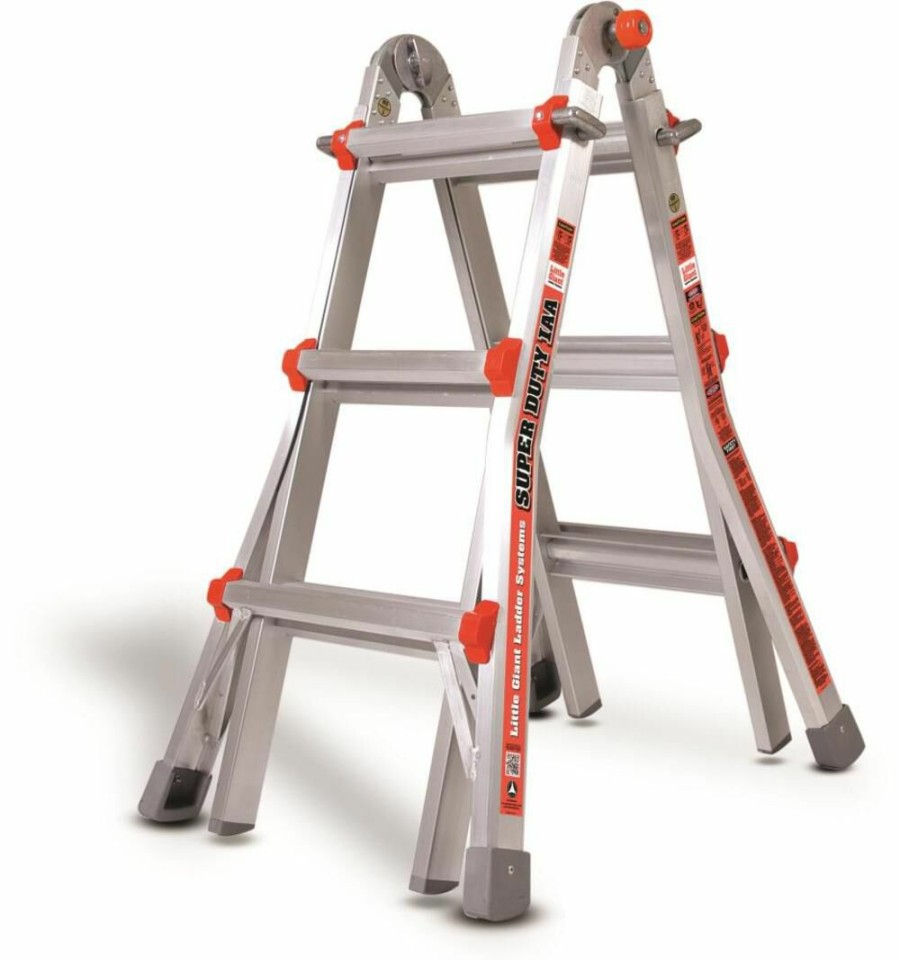 Ladders * | Super Duty M13 Type 1Aa Aluminum Multi-Use Ladder Little Giant Safety Reduction In Price