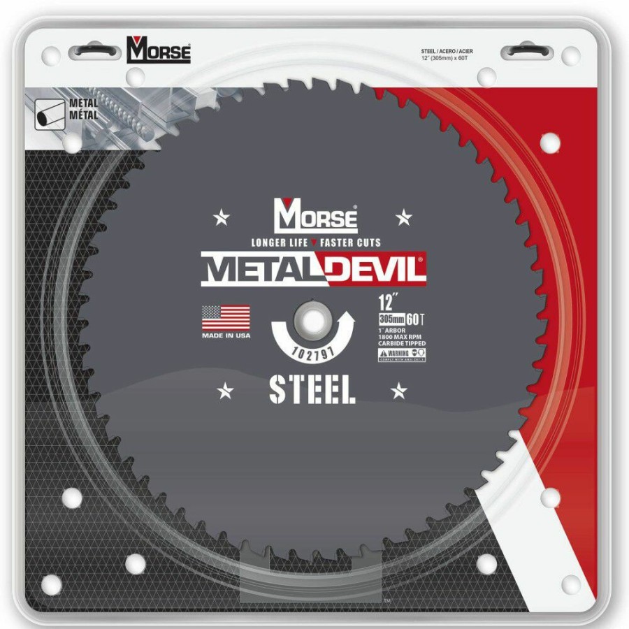 Power Tool Accessories * | Mk Morse 12 60 Tooth Metal Devil Circular Saw Blade Limited Edition