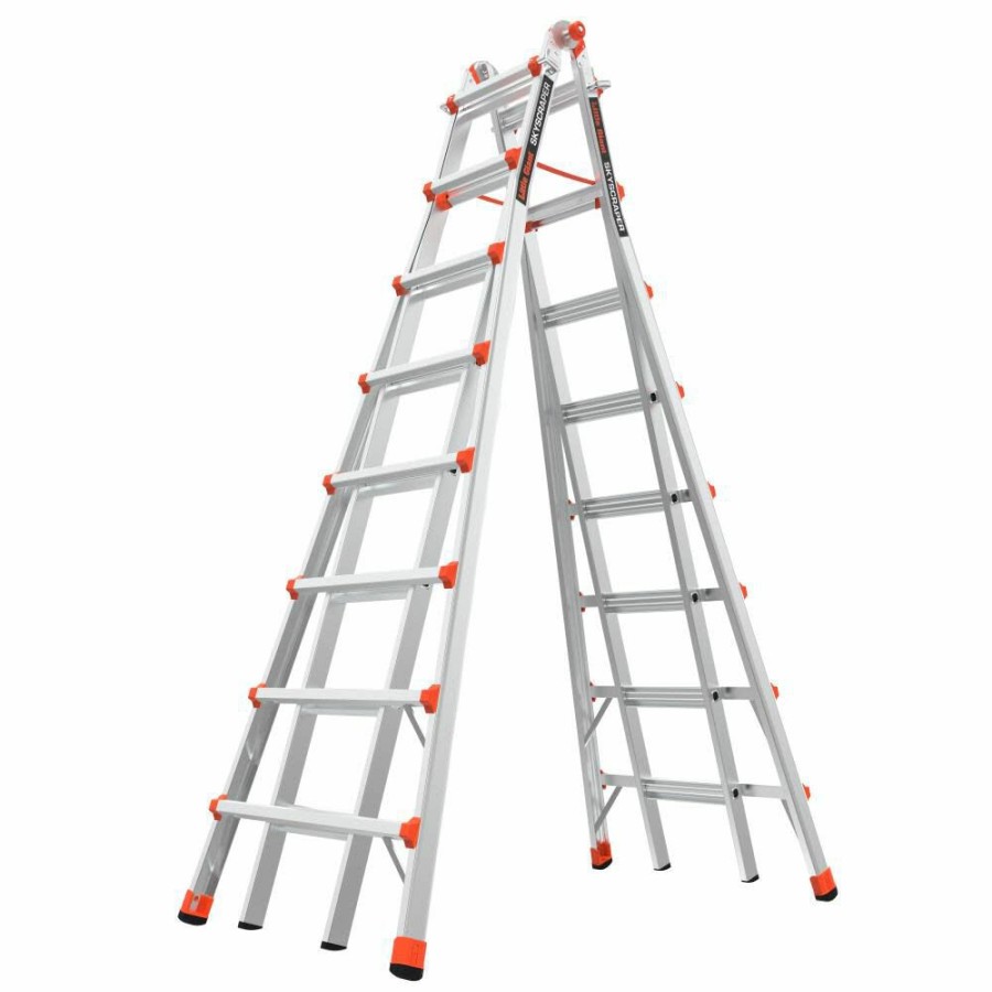 Ladders * | M15 Type 1A Skyscraper Aluminum Ladder Little Giant Safety Bargain Sale