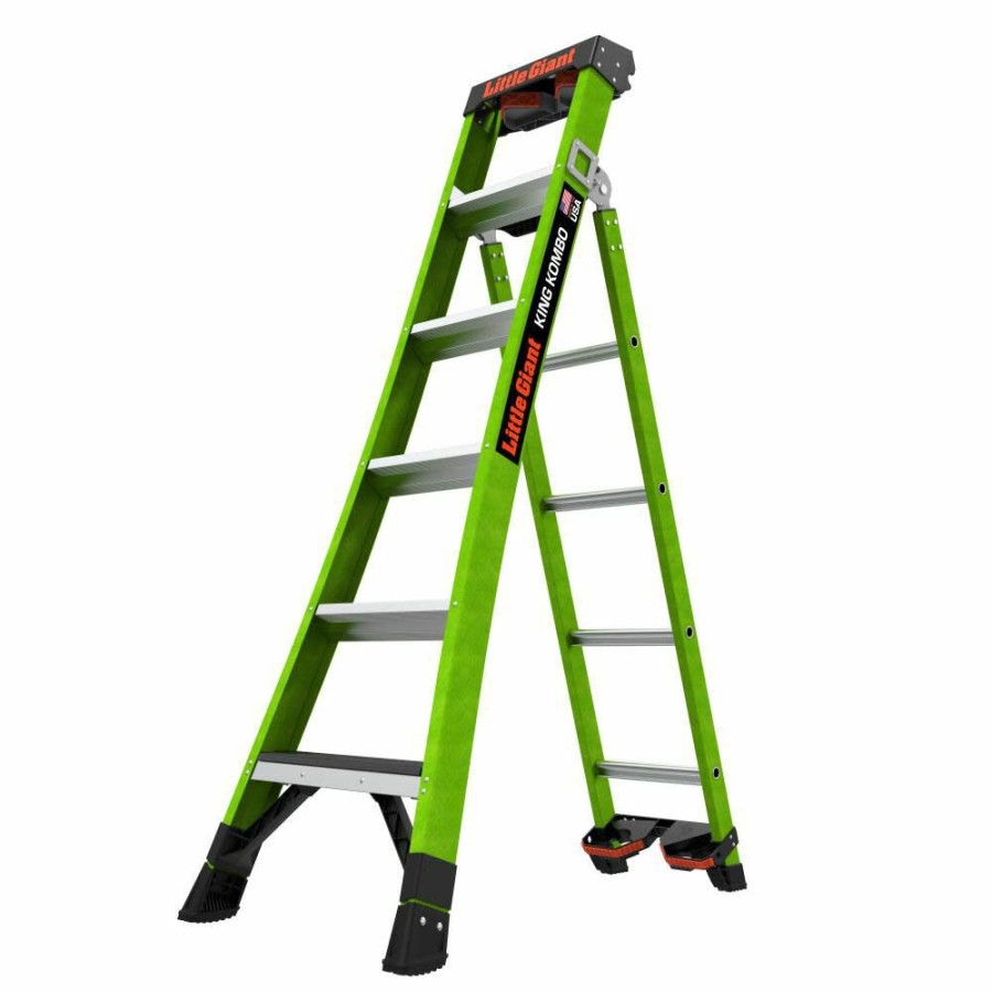 Ladders * | Little Giant King Kombo Ladder Industrial 6 Ansi Type Iaa Little Giant Safety Exclusive Design