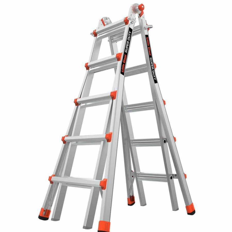 Ladders * | Super Duty M22 Type 1Aa Aluminum Ladder Little Giant Safety High Quality