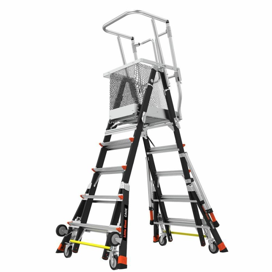 Ladders * | Little Giant Adjustable Safety Cage Type 1Aa 5-9 Ft. Little Giant Safety New Arrivals