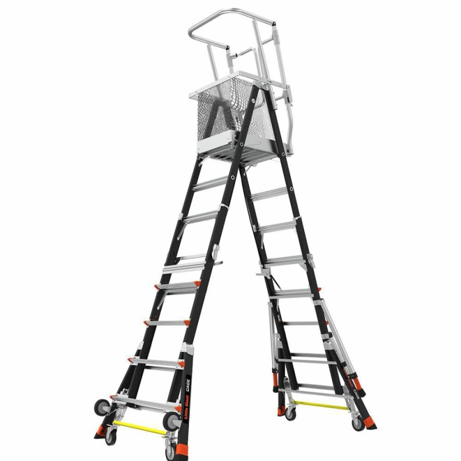 Ladders * | Little Giant Adjustable Safety Cage Type 1Aa 5-9 Ft. Little Giant Safety New Arrivals