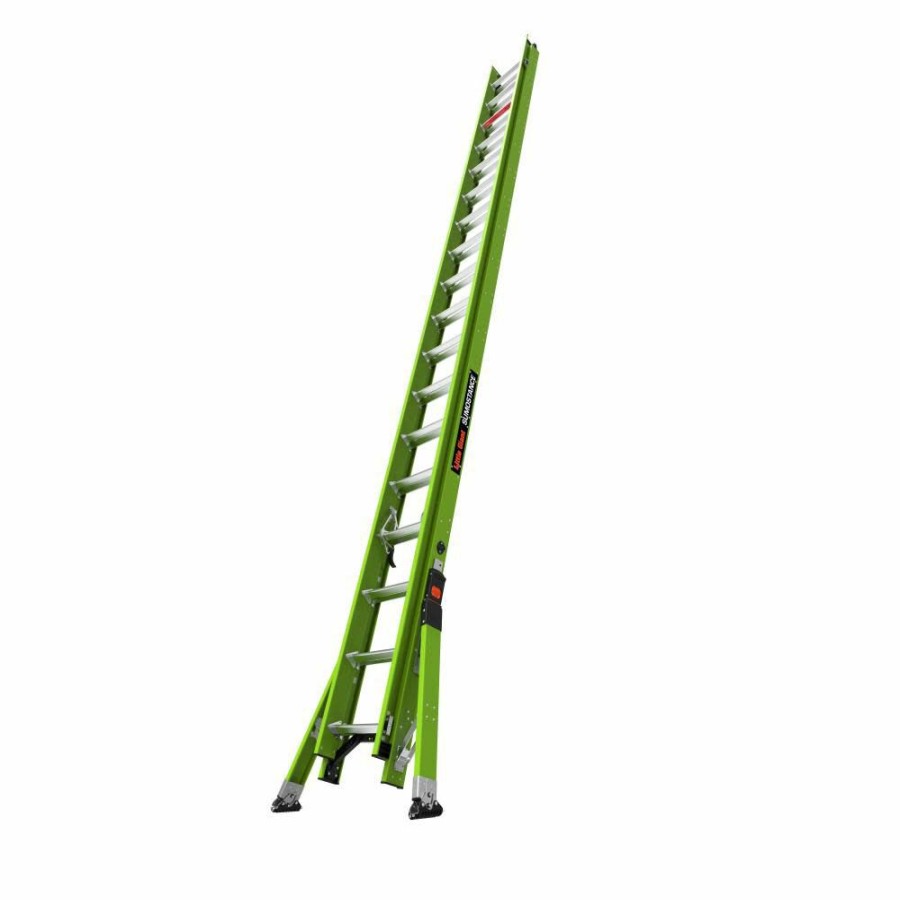 Ladders * | Hyperlite Sumostance, 36 Ft. Ia Fiberglass Extension Ladder Little Giant Safety Fire Sale