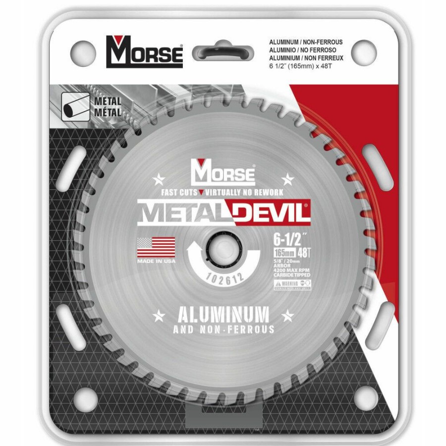 Power Tool Accessories * | Mk Morse 6 1/2 48 Tooth Metal Devil Circular Saw Blade Fire Sale