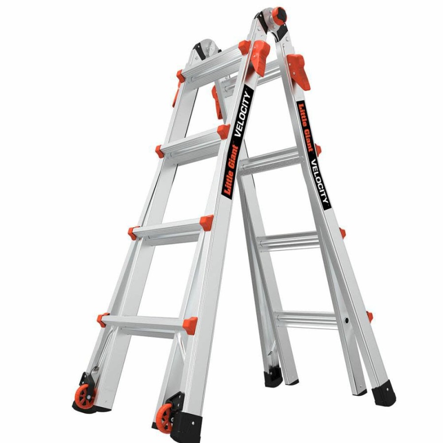 Ladders * | Velocity Model 17 300 Lb Rated Type-1A Multi-Use Ladder Little Giant Safety New Arrivals