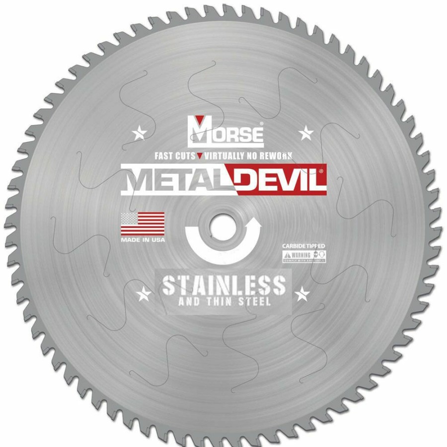 Power Tool Accessories * | Mk Morse 12 90 Tooth Metal Devil Circular Saw Blade Discounts Online