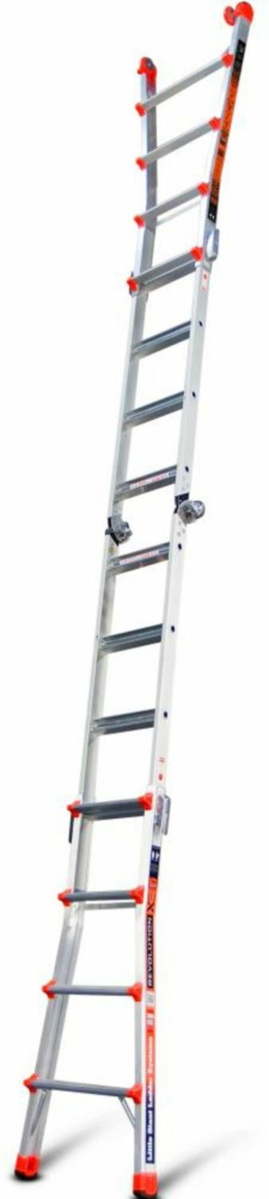 Ladders * | Revolution M17 Aluminum 300 Lb Telescoping Type-1A Multi-Position Ladder Little Giant Safety Bargain Sale