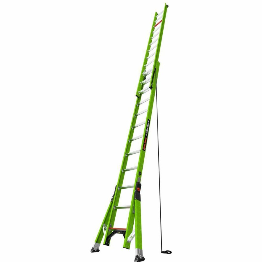 Ladders * | Hyperlite Sumostance 24 Ft Type Iaa Fiberglass Extension Ladder Little Giant Safety Online Store