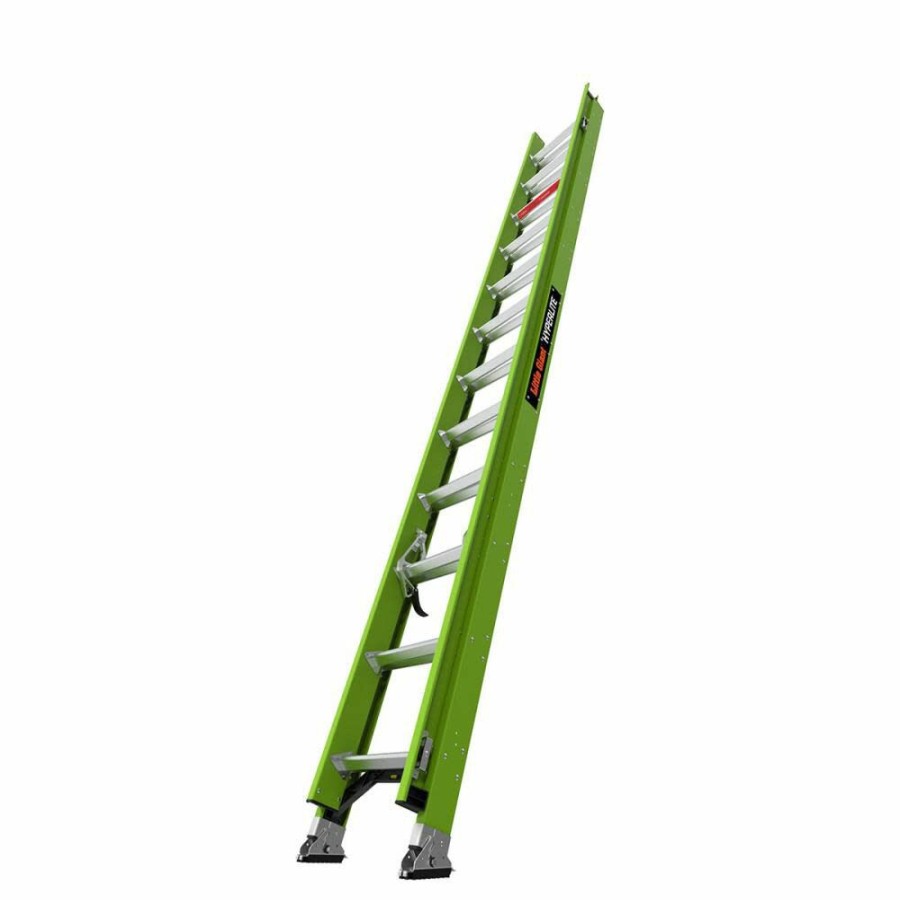 Ladders * | Hyperlite 24 Ft Type Ia Fiberglass Extension Ladder Little Giant Safety Special Design