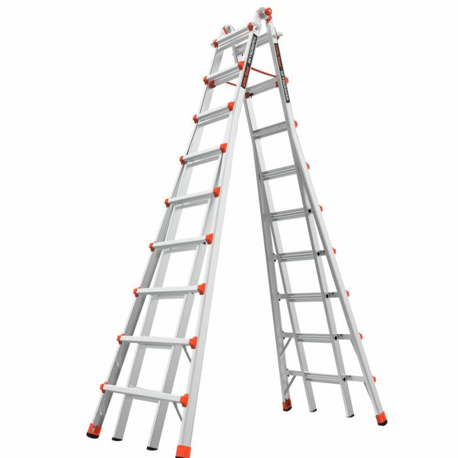 Ladders * | M17 Type 1A Skyscraper Aluminum Multi-Position Ladder Little Giant Safety Hot Sale