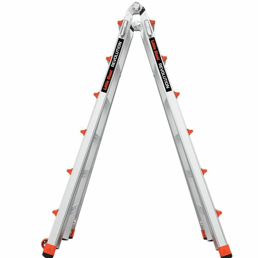 Ladders * | Revolution M26 Aluminum Type 1A Telescoping Multi-Position Ladder Little Giant Safety Fashionable