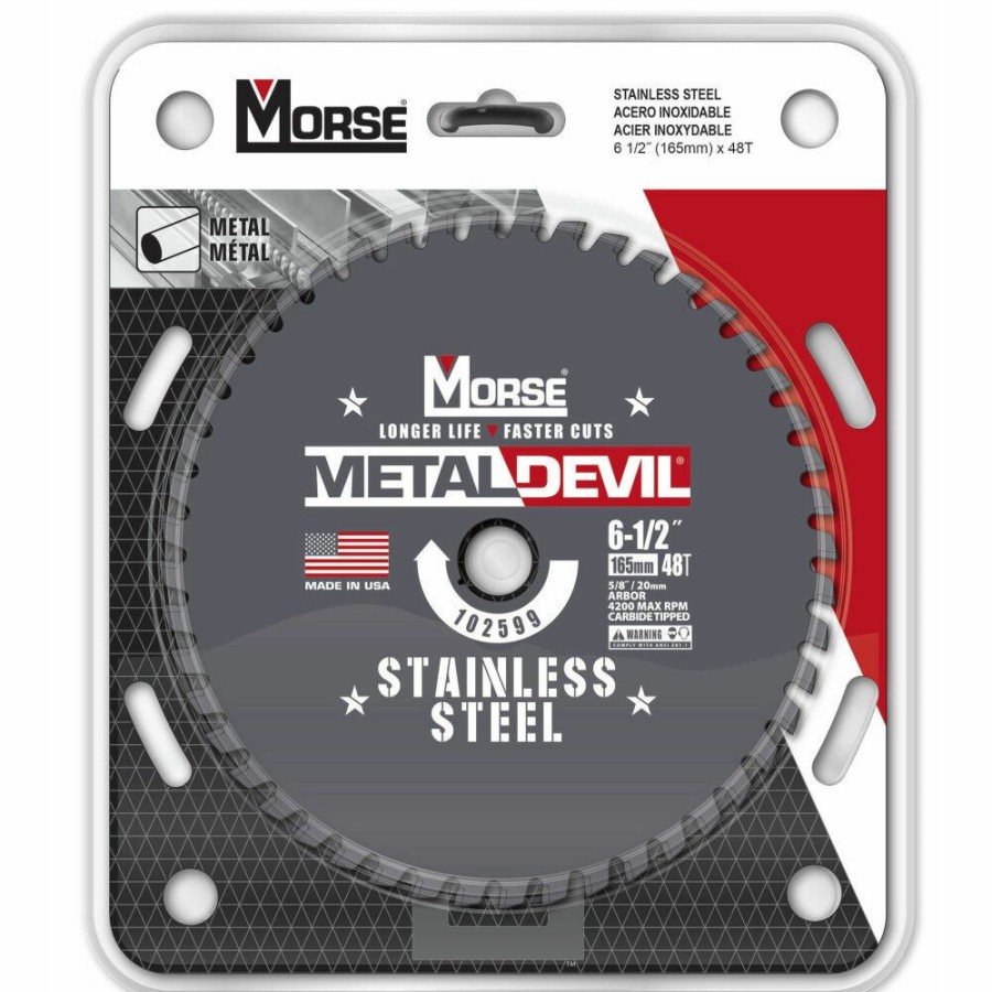 Power Tool Accessories * | Mk Morse 6 1/2 48 Tooth Metal Devil Circular Saw Blade Reduction In Price