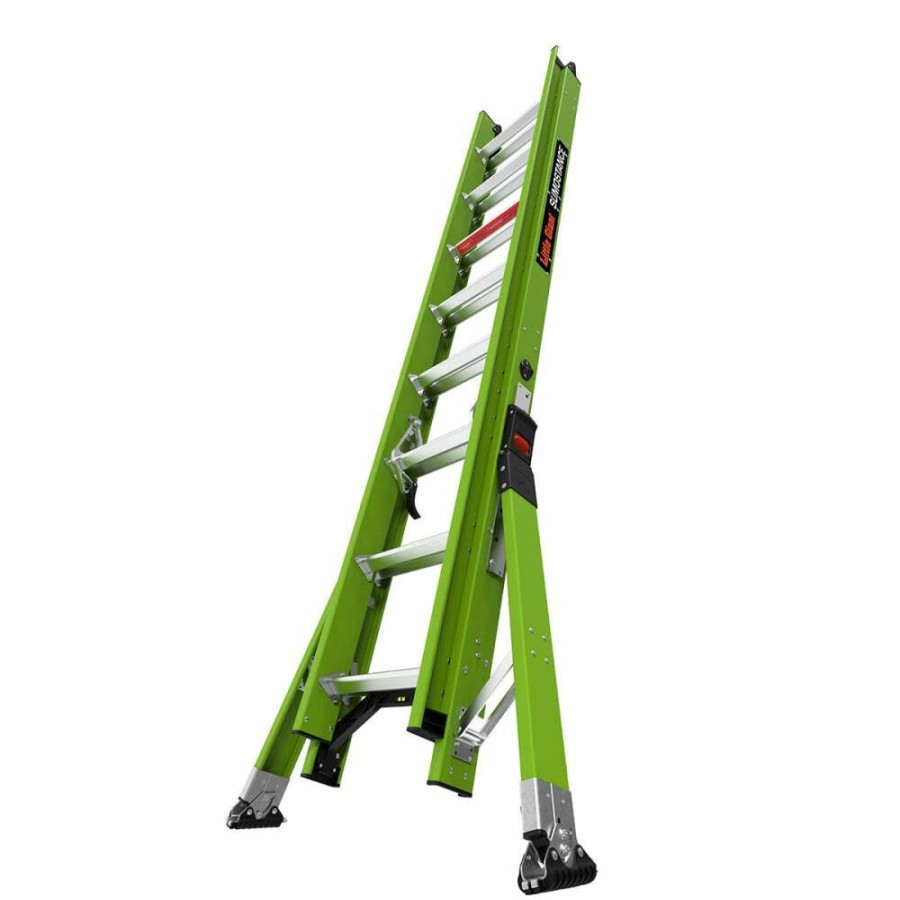 Ladders * | Hyperlite Sumostance 16 Ft Type Iaa Fiberglass Extension Ladder Little Giant Safety Online Store